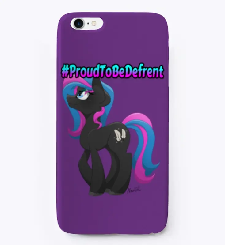 Scribbler's #ProudToBeDefrent Phone Case